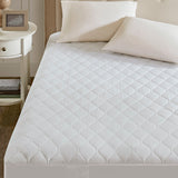 Beautyrest Cotton Blend Casual Heated Mattress Pad BR55-0200 White