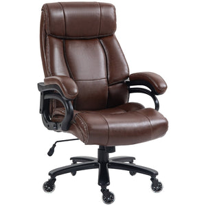 English Elm Vinsetto Big And Tall Office Chair, Ergonomic Pu Leather Desk Seat 400Lb Capacity For Comfort W2225P173836-GIGA