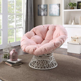 OSP Home Furnishings Papasan Chair Pink