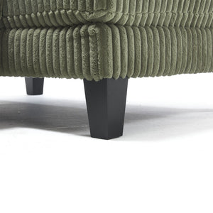 English Elm Modern U-Shaped 4-Seat Sofa With Double Chaise - Luxurious Velvet Couch For Stylish Living Spaces W2705S00016-GIGA