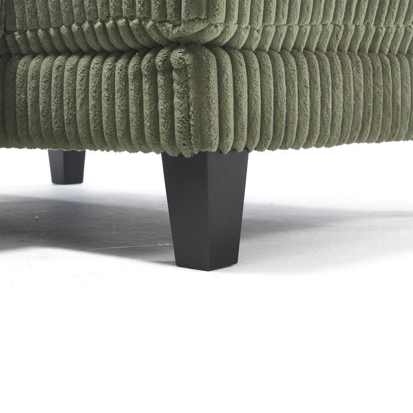 English Elm Modern U-Shaped 4-Seat Sofa With Double Chaise - Luxurious Velvet Couch For Stylish Living Spaces W2705S00016-GIGA