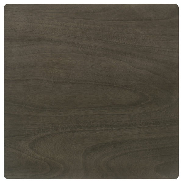 English Elm Rowland 5-Piece Dining Set with Honey Wood Table and Slat-Back Chairs, Black Leatherette Cushions Crafted for Casual Elegance Charcoal B062P353276