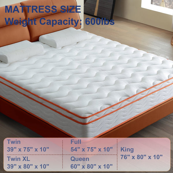English Elm Medium Firm Hybrid Mattress with Pocket Springs and Certipur Foam for Restful Sleep W3203P348752