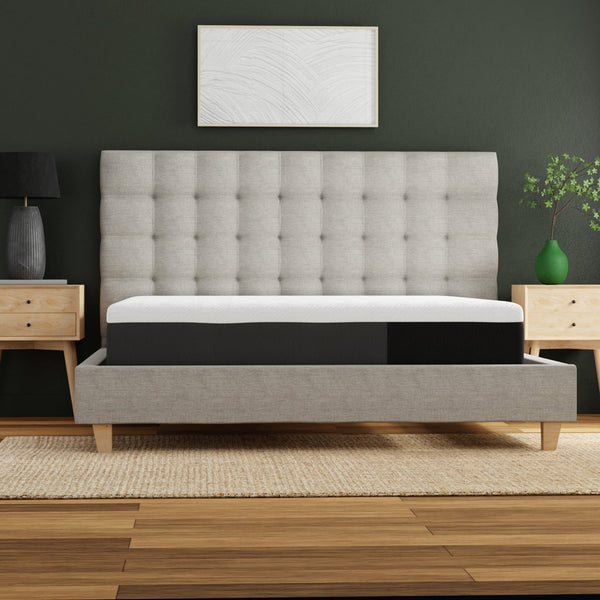 English Elm 10" Gel-infused Memory Foam Full Mattress with Cooling Cover and Air Channel Base B180P173161