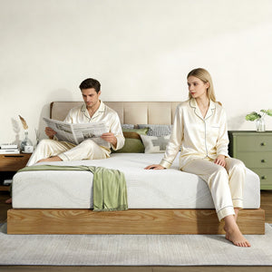 English Elm Queen 10 Inch Green Tea Gel Memory Foam Mattress Certipur Certified Cool Sleep W2889P433209