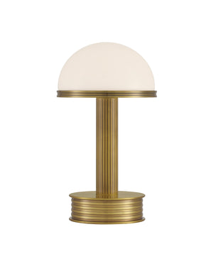 Promenade Brass Cordless Table Lamp