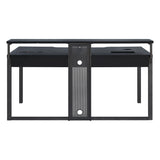 OSP Home Furnishings Adaptor 63" Gaming Desk Black