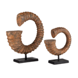 Faux Horn Set of 2