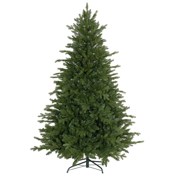 English Elm Homcom 6Ft Lifelike Christmas Tree With 1821 Tips, Easy Setup & Sturdy Metal Stand For Holiday Cheer W2225P229175