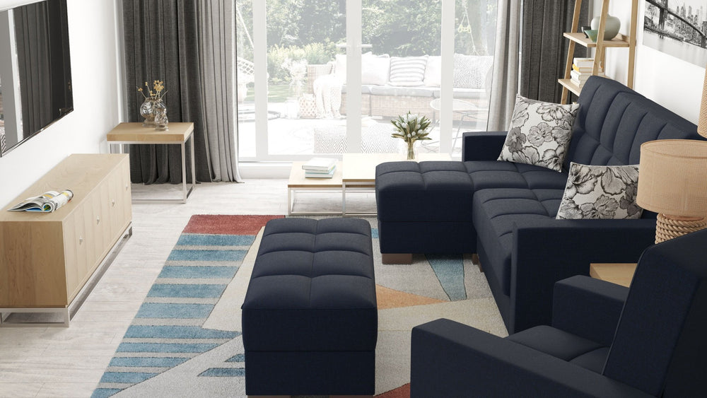 English Elm Primenest Nimbusflow Convertible Chaise Lounge With Storage - Comfort, Style, And Versatility! B030P303532-GIGA