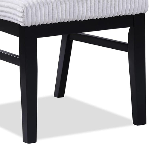 English Elm Haly Upholstered Dining Side Chairs Set of 2 Tapered Legs Contemporary Seating B056P417080