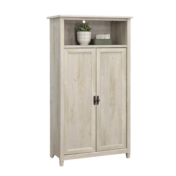 English Elm Storage Cabinet - Versatile Brown Finish With Adjustable Shelves For Organized Small Spaces & Elegance B356P367737-GIGA