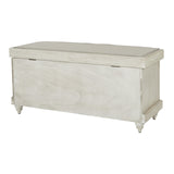 OSP Home Furnishings Dover Storage Bench White Wash