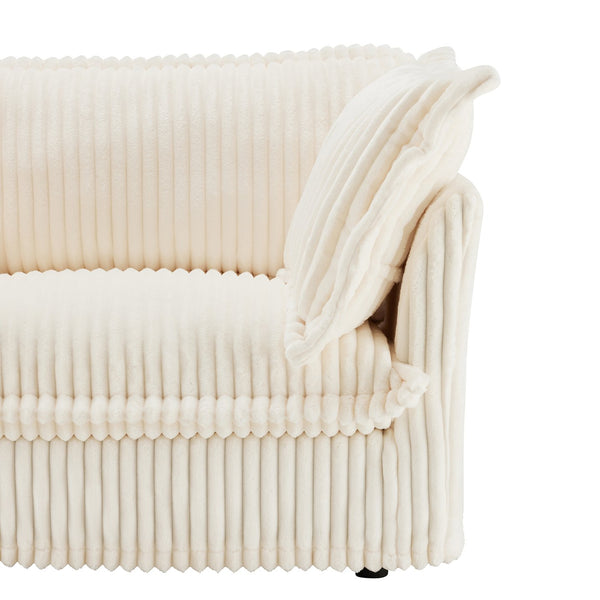 English Elm Koala Corduroy Sectional Sofa Deep Seat High Back Right Facing Living Room Piece W3041P240121