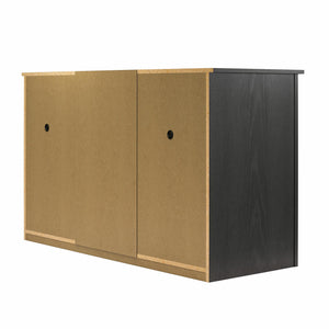 English Elm 55 Gallon Aquarium Terrarium Stand with Mesh Doors Open Storage Industrial Frame B2733P436848