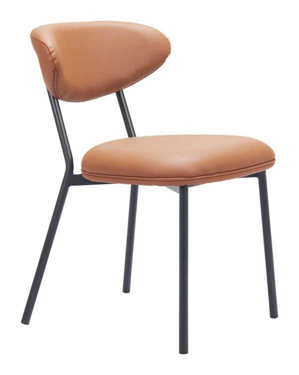 Rorun Dining Chair - Set of 2 Brown 110336 Zuo Modern