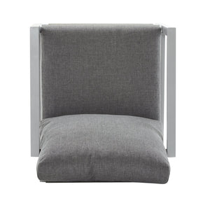 English Elm Christopher Knight Home® - [Set Of 2] Silver Aluminum Lounge Chairs With Plush Cushions & Chic Rope Accents For Modern Spaces N767P237034W_2