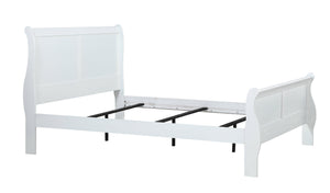 English Elm Classic Twin Over Twin Bunk Bed with Mission Style Headboards, Sturdy Block Supports & Drawers White 27 L x 63 W x 6 H B2741S00585