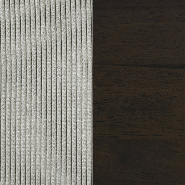 English Elm Evoke Greige Upholstered Tufted Sofa with Corduroy-Inspired Fabric, Track Arms, Tapered Legs — Luxe Seating for Living Rooms, Entertaining and Game Days B062S00854