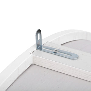 English Elm K&K 71" Arched Kitchen Pantry Cabinet with Glass Doors, Adjustable Shelves, Soft-Close Drawers White N707P288972W