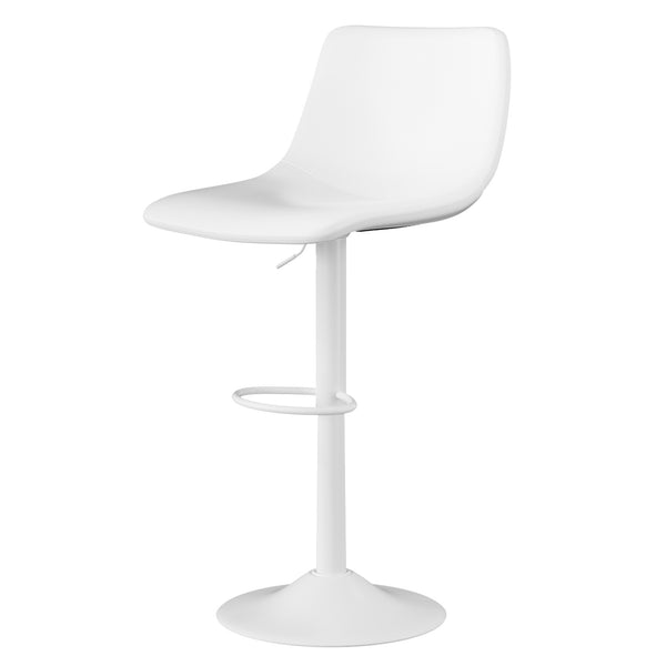 English Elm Bar Stools Set Of 2 - Modern Pu Leather Adjustable Swivel Counter Height Stools For Stylish Spaces T3950P399120