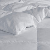 True North by Sleep Philosophy Heavy Warmth Casual Goose Feather and Down Oversize Comforter TN10-0536 Light Grey