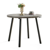 English Elm Table Top Only !!! Grey Round Dining Table