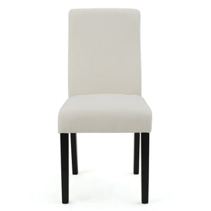 English Elm Corbin Upholstered Slipper Dining Chairs Set of 2 Tapered Leg Contemporary Style 54946.00IVY
