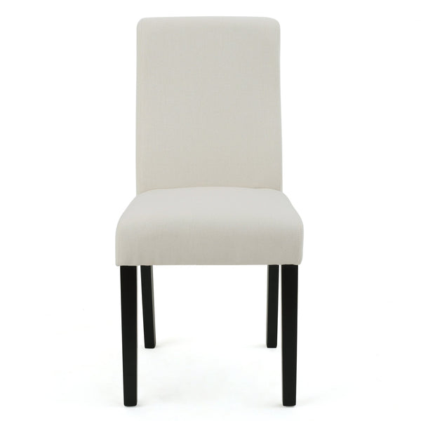 English Elm Corbin Upholstered Slipper Dining Chairs Set of 2 Tapered Leg Contemporary Style 54946.00IVY