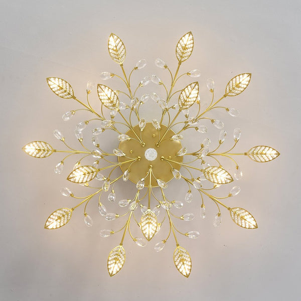 English Elm 15-light Gold Farmhouse Chandelier Seeded Glass Shades for Dining Room or Island W5008P466522