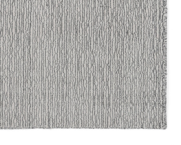 Sunpan WHISTLER Hand-Loomed Wool-Blend Rug - Elegant Black and Neutral Design for Any Living Space Grey 106239