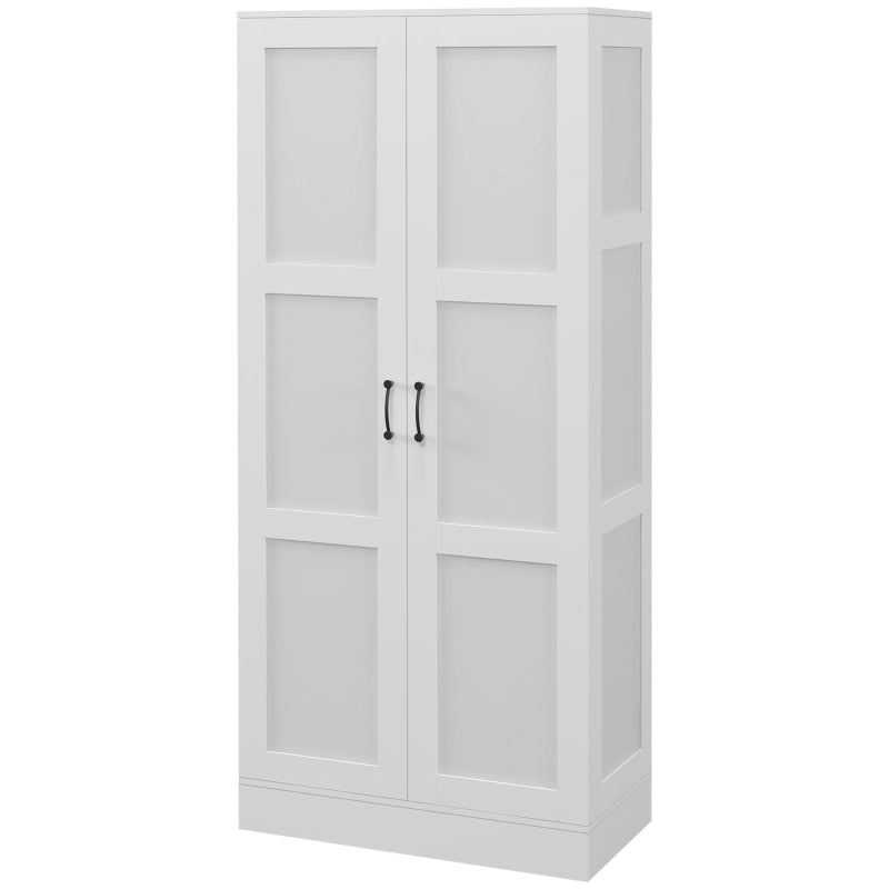 English Elm Freestanding Rustic Farmhouse Pantry Cabinet Six Tier Distressed Gray Storage Tower T3971P469801