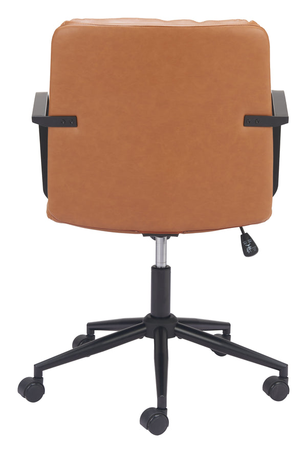Zuo Modern Birao Office Chair - Modern Design With High-quality Materials For Stylish Home Office Solutions Brown 100% Polyurethane,Plywood,Steel 110438-zuo-modern
