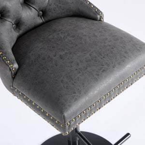 English Elm A&A Mid Century Dining Chair Set of 2 with Curved Ergonomic Walnut Back Upholstered Seat and Metal Legs Black W1143P195203