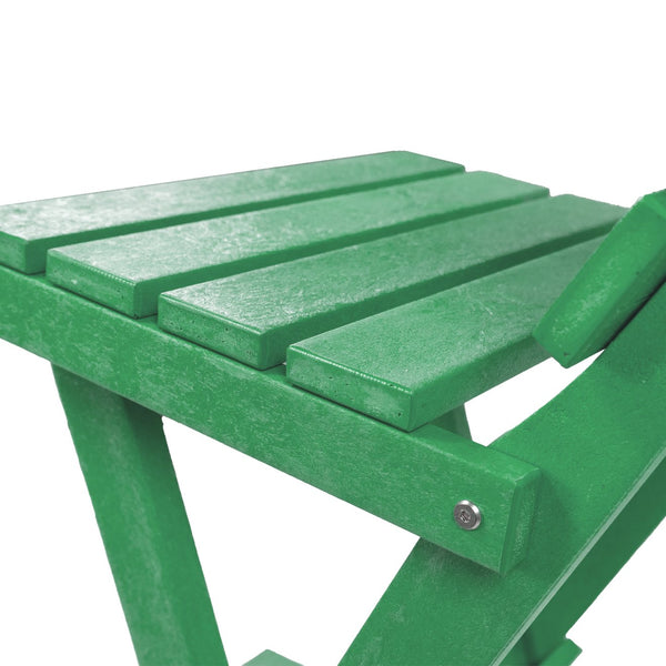 English Elm Harbor Point Recycled Hdpe Outdoor Folding Bar Stool Patio Deck All Season Seating Green B2745P409649