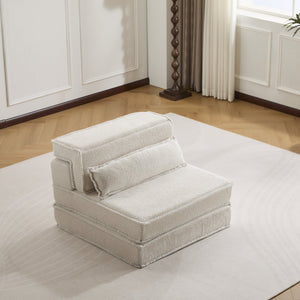 English Elm Compression Mahjong Sofa - Cozy Convertible Floor Bed With Memory Foam & Pillow For Versatile Living W3723P377148