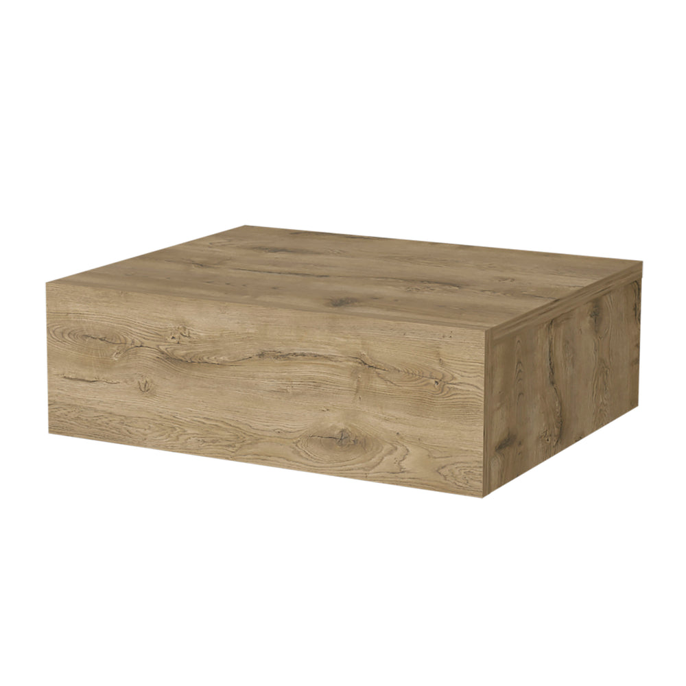 English Elm Vienna Floating Nightstand — Sleek Wall-Mount, Space-Saving Design with Large Top & Deep Drawer B128P176114