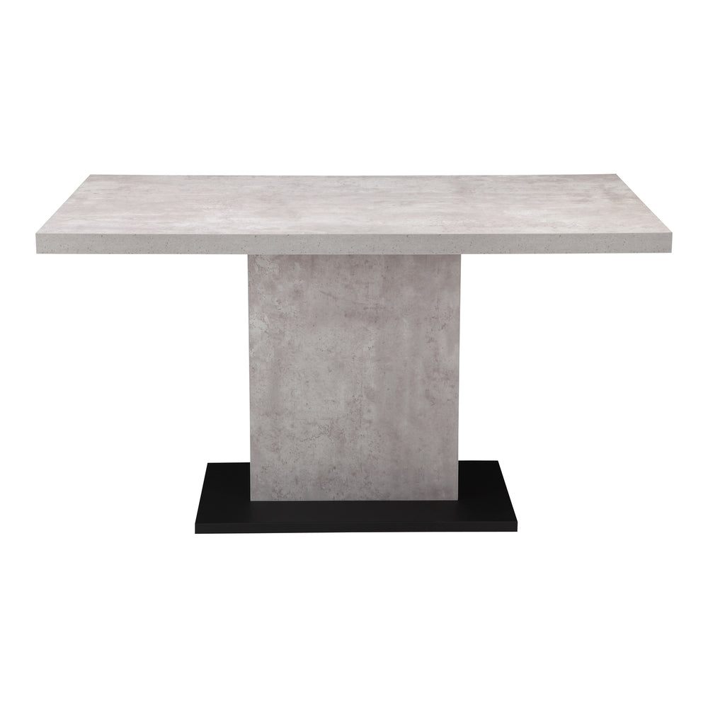 English Elm Hanlon Concrete Finish Rectangular Dining Table Seats Four Urban Loft Modern B2769S00001