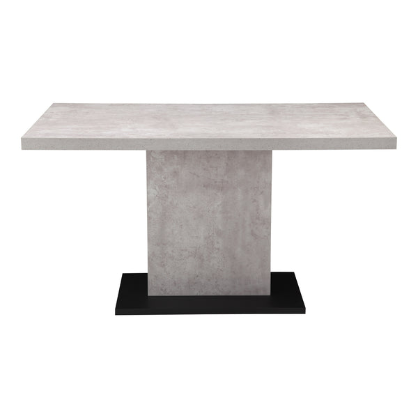 English Elm Hanlon Concrete Finish Rectangular Dining Table Seats Four Urban Loft Modern B2769S00001