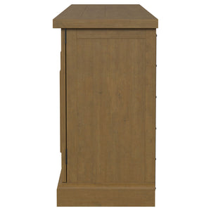 English Elm Allende Pine Sideboard with Four Raised Panel Doors for Farmhouse Dining Rooms B062P441297