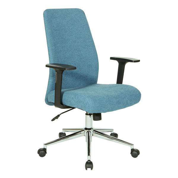 OSP Home Furnishings Evanston Office Chair Sky