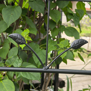 English Elm Metal Garden Trellis Set - Durable 2-Piece Climbing Plant Support For Stylish Indoor/Outdoor Decor W840P321536
