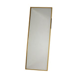 Christopher Knight Home® - Noble House - Pinefield Modern Rectangular Standing Mirror, Gold Finish