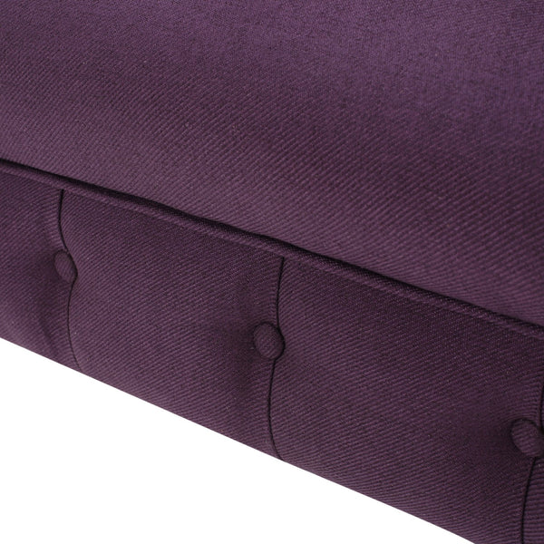 English Elm Christopher Knight Home® - CLUB Velvet Accent Chair with Kiln-Dried Legs — Plush Mid-Century Design, Compact Luxurious Seating Plum 33 L x 30 W x 25 H 59259.00FPLU