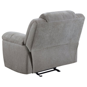 English Elm Sebring Chenille Glider Recliner with Pillowtop Arms for Living Room Comfort B062P441331