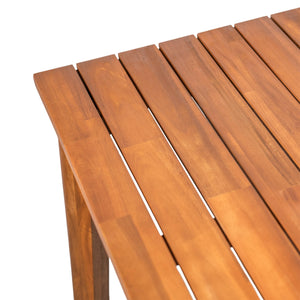 English Elm Christopher Knight Home® - Acacia Natural Grain Outdoor Dining Table — Solid Acacia Wood, Easy Assembly, Weather-Savvy Design N776P286348B