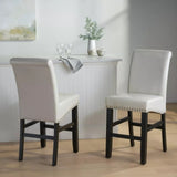 Christopher Knight Home® - Noble House - Lisette Leather Counter Stool - Set of 2