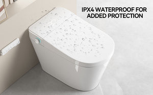 English Elm Unique Smart Bidet Toilet with Auto Open Seat Warm Dryer and Hands Free Flush W3133P414562