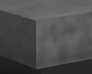 Sunpan Blakely Coffee Table - Bold Contemporary Design with Unique Handcrafted Details for Stylish Living Spaces Gunmetal