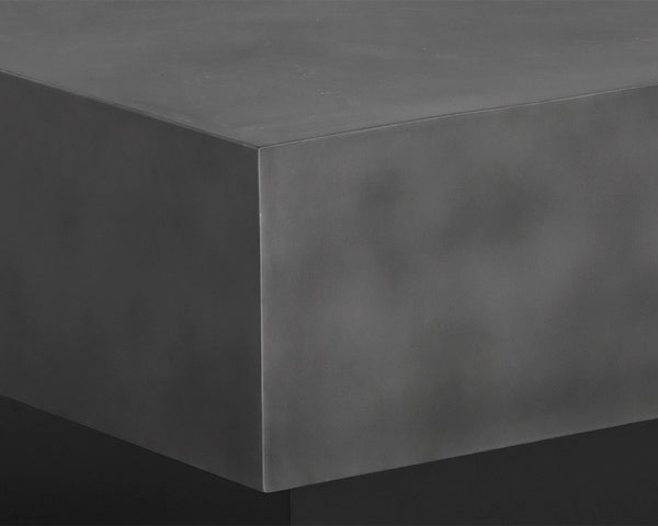 Sunpan Blakely Coffee Table - Bold Contemporary Design with Unique Handcrafted Details for Stylish Living Spaces Gunmetal